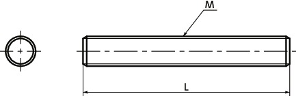 SADS-FTScrew Adaptor - Long Threaded Type寸法図