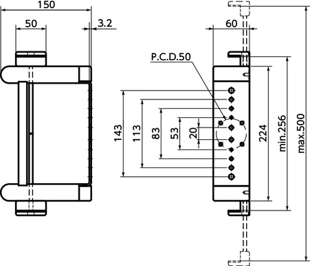 DKB/DKB-AA/DKB-PB/DKMKeyboard Mounting Systems - Fixed Type