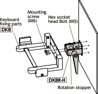 DKBR-HAngle Hinge - Clamp Lever Retention - Rotation Restriction