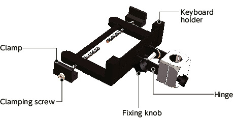 DKBR-AF/DKBR-AA/DKBR-PBKeyboard Mounting Systems - Single Axis Type