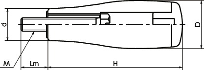 GTRRevolving Grip寸法図