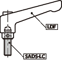 SADS-LCScrew Adaptor - Left-handed Threaded Type