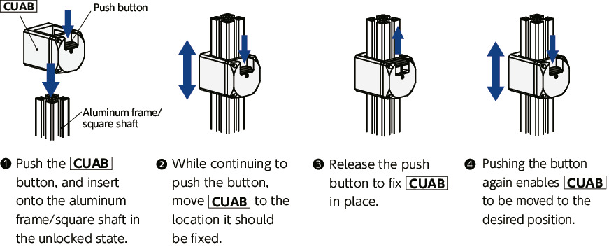 CUABQuick Positioning Brackets - For Aluminum Frames