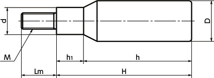 HSStraight Fixing Grip寸法図