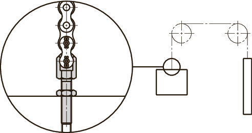 SRCRoller Chain Bolt