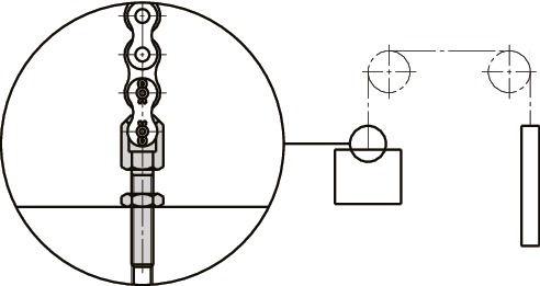 SRCSRoller Chain Bolt