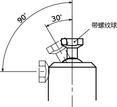 SBJS-F球窝接头 - 止动螺丝型（内螺纹）