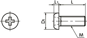 SPE-MC树脂螺丝（PEEK / 精密螺丝）寸法図