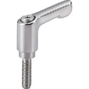 微型夹紧手柄(外螺纹) - 全不锈钢制