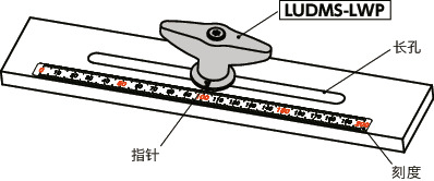 LUDMS-LWP塑料夹紧手柄-长孔用垫圈装入型