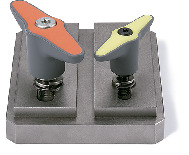 LUDMS-W塑料夹紧手柄 - 弹簧垫圈装入型