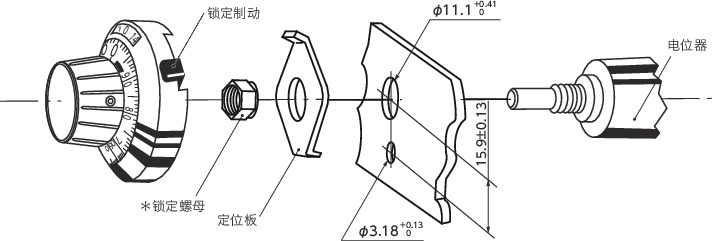 ECT-46N计数拨盘 - 模拟显示型