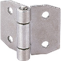 金属板铰链(平铰链) - 不锈钢制 - 通孔 / 紧凑型