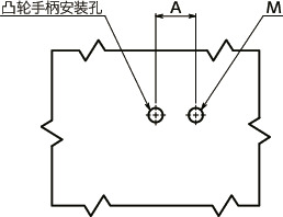 LWRBS凸轮手柄用止转托架