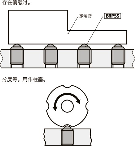 BRPSS-N球形滚子(柱塞型)