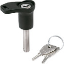 锁销 - L形旋钮型 - 带钥匙锁