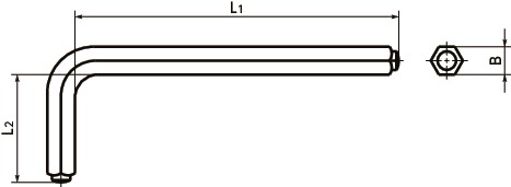 SKPSLP专用扳手寸法図