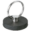 带座磁铁 - 橡胶外套型(带操作圈)