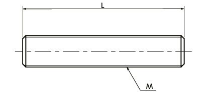 SPA-Z树脂螺丝(RENY / 全螺纹丝杆)寸法図
