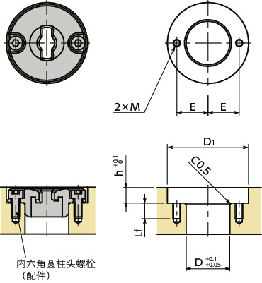 NQTB快速夹紧紧固件用凸轮基座
