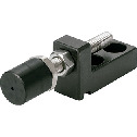 直线导轨用止动块 - 紧凑型 - 钢制 - 附有带聚氨酯止动螺栓