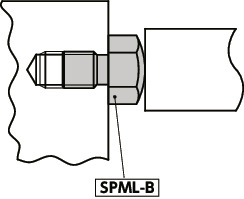 SPML-B止动销 - 不锈钢（SUS316L）制 - 头部球面型